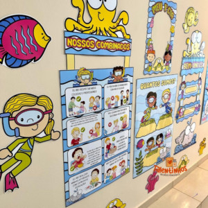 Kit Sala de Aula - Fundo do Mar